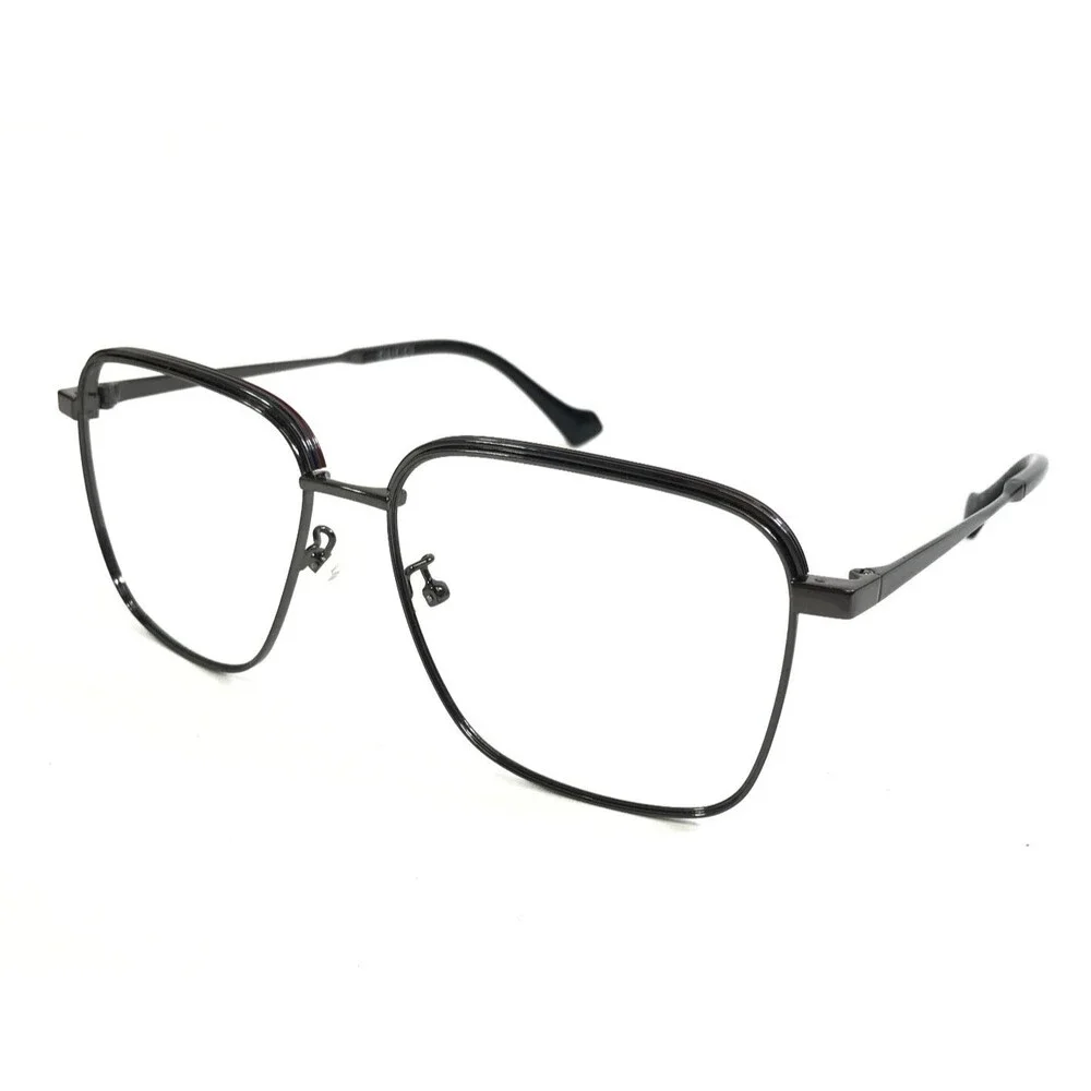 Gucci Eyeglasses Frames GG1101OA 002 Gunmetal Gray Square Asian Fit 57-16-150